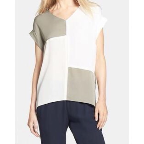 Theory Tops - Theory women’s printed blouse silk